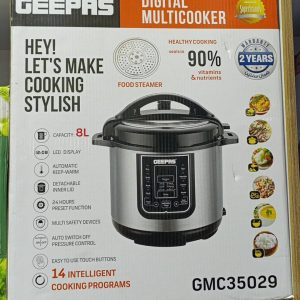 زودپز چندکاره برقی 8 لیتری جیپاس مدل 35029